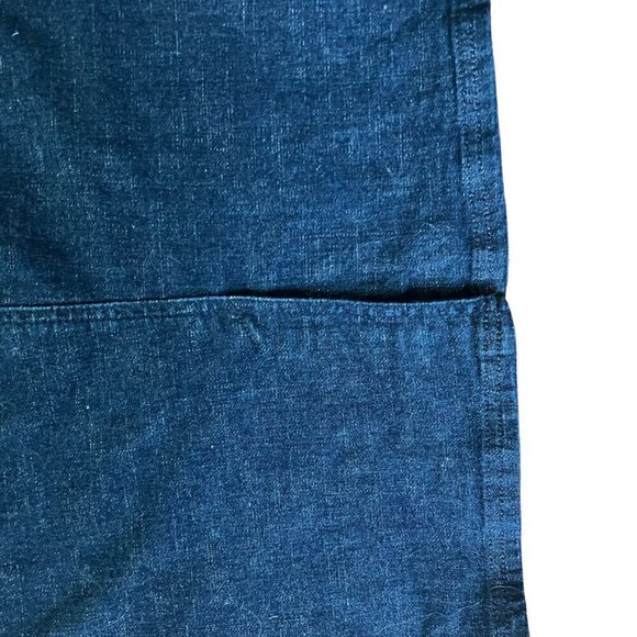Lane Bryant Color Block Two Toned Denim Skirt w/Front Pockets & Back Slit Sz 16 - Picture 9 of 9